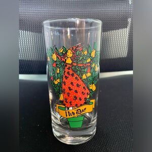 Vintage Anchor Hocking 12th Day of Christmas 11th Day Ladies Dancing Glass